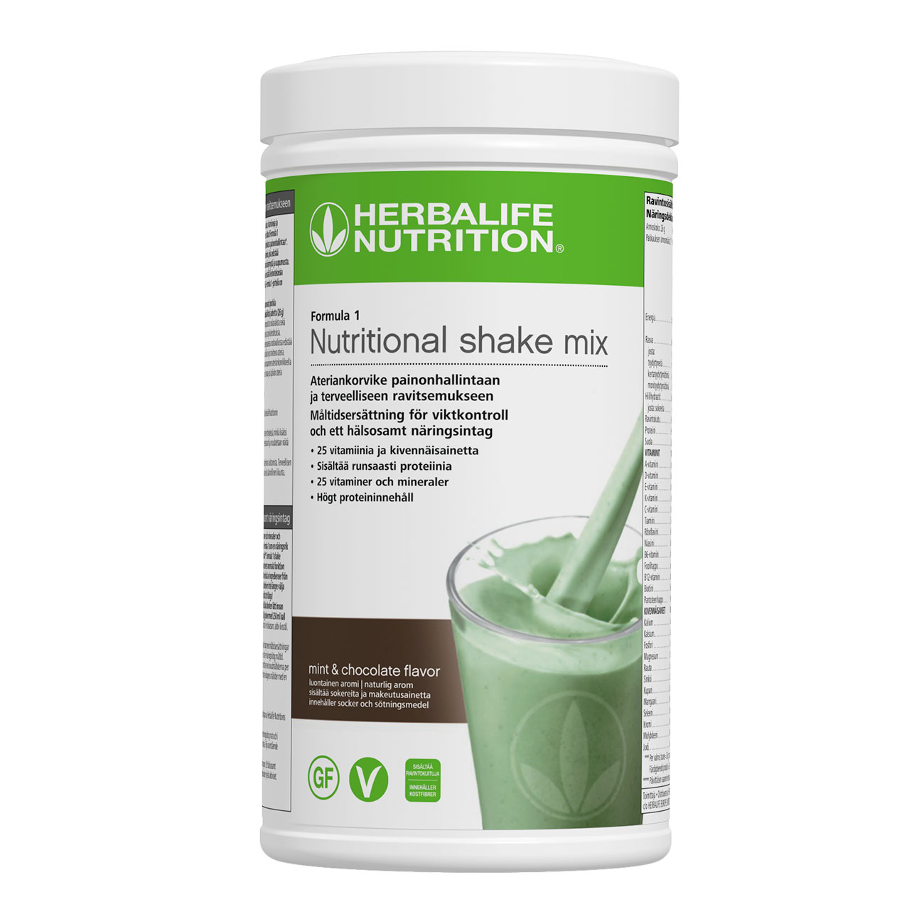 Formula 1 Mint & Chocolate 550 g Herbalife Nutrition Suomi
